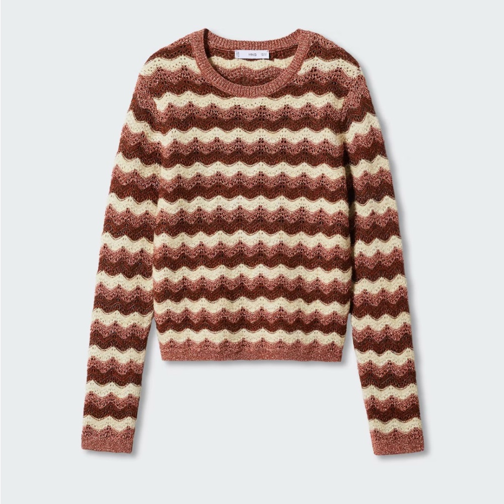 Mango Colored shimmering sweater